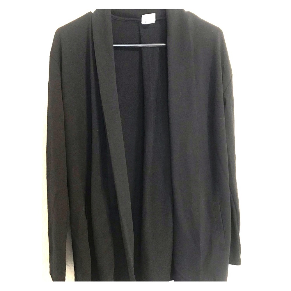 Black Cardigan with Pockets